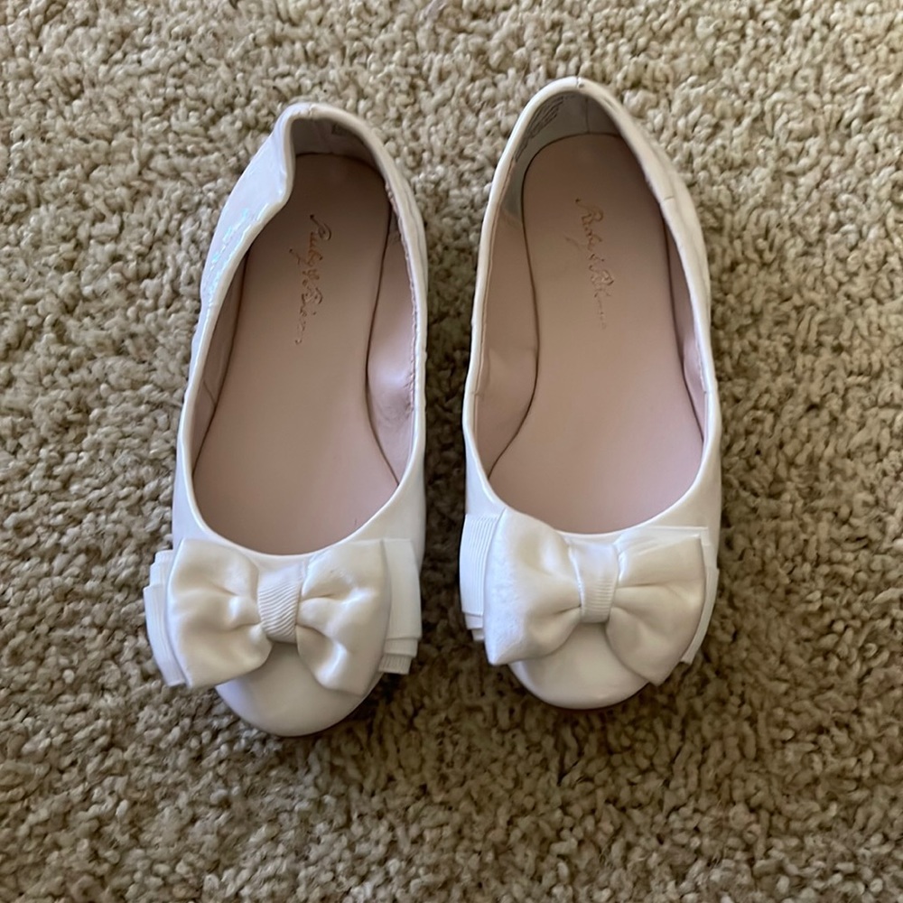 White ballerina slippers